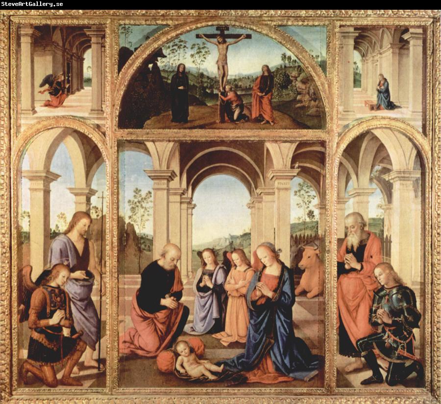 Pietro Perugino Albani Torlonia Polyptych